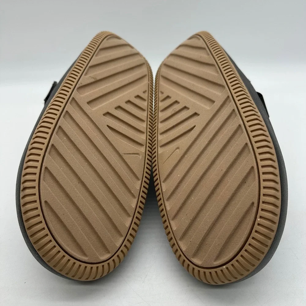 Nike FD5130-203 Mens Size 10 Calm Mule Velvet Brown Hemp Gum Slip On Clog Sandal